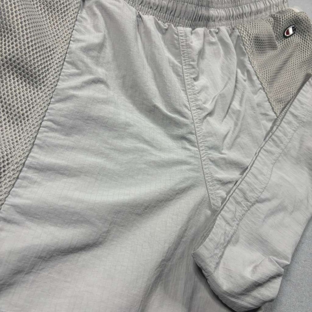 Champion Mens Ripstop Mesh Athletic Shorts Tan Khaki 2XL XXL Gym Running Pocket